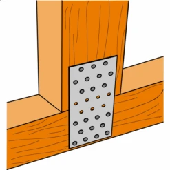 Plaque Perforée En Acier Galvanisé NP - 60 X 160 X 2 Mm -Pas Cher Corner Métal Soldes Magasin plaques perforees np pour liaison de charpente simpson strong tie square 1000x1000 5