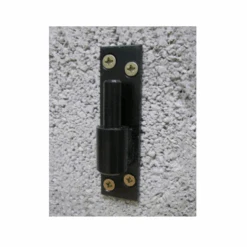 Gond De Volet Sur Platine Percée ING Fixations - Noir - 20 Mm