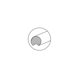 Tringle Rainurée Pleine Espagnolettes Provence 2000 Mm Torbel 07PN204