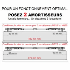 Garniture Pour Porte Coulissante Mantion SAF SAF10-80 De 10 à 80 Kg 7 Garniture Pour Porte Coulissante Mantion SAF SAF10-80 De 10 à 80 Kg -Pas Cher Corner Métal Soldes Magasin pose amortisseur