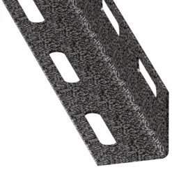 Cornière égale Perforée Acier Laminé Froid Gris Martelé 27 X 27 Mm1 M
