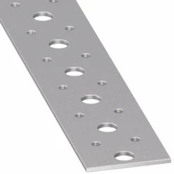Plat Perforé Acier Profilé Froid PAF Galvanisé 40 X 2 Mm 1 M CQFD