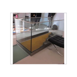 Profilé U En Acier Inoxydable 15 X 10 X 15 Mm Longueur 2 Mètres CQFD 2022-5610 -Pas Cher Corner Métal Soldes Magasin profil de sol en u pour paroi palissade en verre 1 inoxdesign