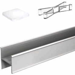 Profil H Mantion 61H19/180AM Pour Porte Multi-panneaux - 1,80 M