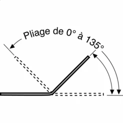 Équerre à Angle Ajustable 57x162x57 Mm Simpson Strong-Tie LS70