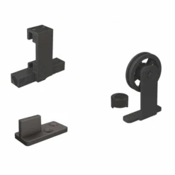 Système Coulissant Droit Fer ROCDESIGN TYPE E Porte Bois Mantion RD-E-B