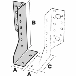 Sabot Deux éléments Gauche Largeur 30 Mm Simpson Strong-Tie SDEG340/30 10 Sabot Deux éléments Gauche Largeur 30 Mm Simpson Strong-Tie SDEG340/30 -Pas Cher Corner Métal Soldes Magasin sabot de charpente ajustable en largeur sde droite gauche simpson strong tie square 1000x1000 6