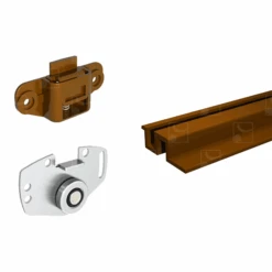 Ensemble Pour Porte Coulissante De Placard - Pico 26 Mantion - Pour 2 Panneaux De 25 Kg