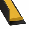Cornière D'angle Adhésive PVC Noir Laqué - 20 X 20 Mm - Longueur 1.3 M CQFD 2071-89550
