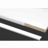 Profilé U En PVC Blanc CQFD - Largeur 18 Mm - Hauteur 10 Mm - Longueur 2.6 M 2050-24