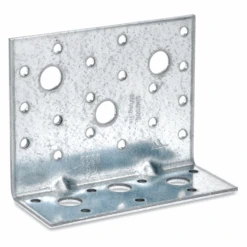 Equerre Large Renforcée AE - Acier Galvanisé - 90 X 48 X 75 Mm épaisseur 3 Mm