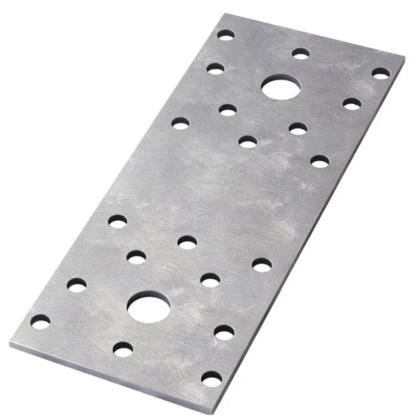 Platine Assemblage Pré-percée CQFD 100x35mm épaisseur 2mm Acier Zingué 1 Platine Assemblage Pré-percée CQFD 100x35mm épaisseur 2mm Acier Zingué
