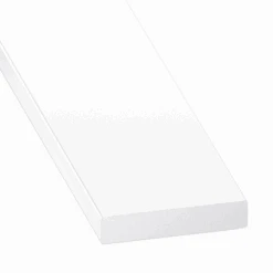 Profilé Plat En PVC Blanc - Largeur 25 Mm - épaisseur 5 Mm - Longueur 1 Mètre CQFD 2002-80540