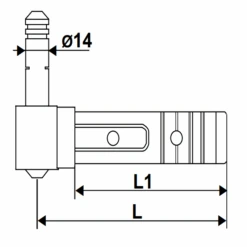 Gond à Sceller Torbel Série 3000 En Composite Noir Axe De 14 Mm -Pas Cher Corner Métal Soldes Magasin sceller