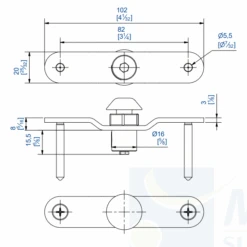 Kit De Clipsage Mantion 9142 Système Opentec FW75 - Panneau 50 à 75 Kg -Pas Cher Corner Métal Soldes Magasin schema1 1