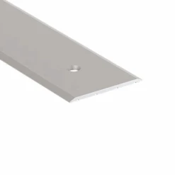 Seuil De Porte Plat Percé En Aluminium Incolore