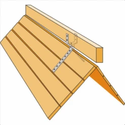 Support De Faîtage SF Largeur 40 Mm Simpson Strong-Tie SF/2840 -Pas Cher Corner Métal Soldes Magasin sfmes 831391