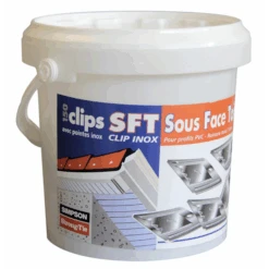 Clip SFT Inox A4 Pour Lambris PVC 30 X 0.5 X 32 Mm Simpson-Strong-Tie 9 Clip SFT Inox A4 Pour Lambris PVC 30 X 0.5 X 32 Mm Simpson-Strong-Tie -Pas Cher Corner Métal Soldes Magasin sft fond blanc 2 jpg